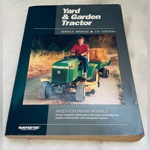Yard Garden Tractor Service Manual Multi-Cylinder Models Large Paperback book
